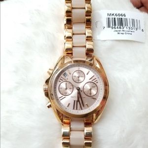 Michael Kors Women's Bradshaw Rose Gold-Tone Watch